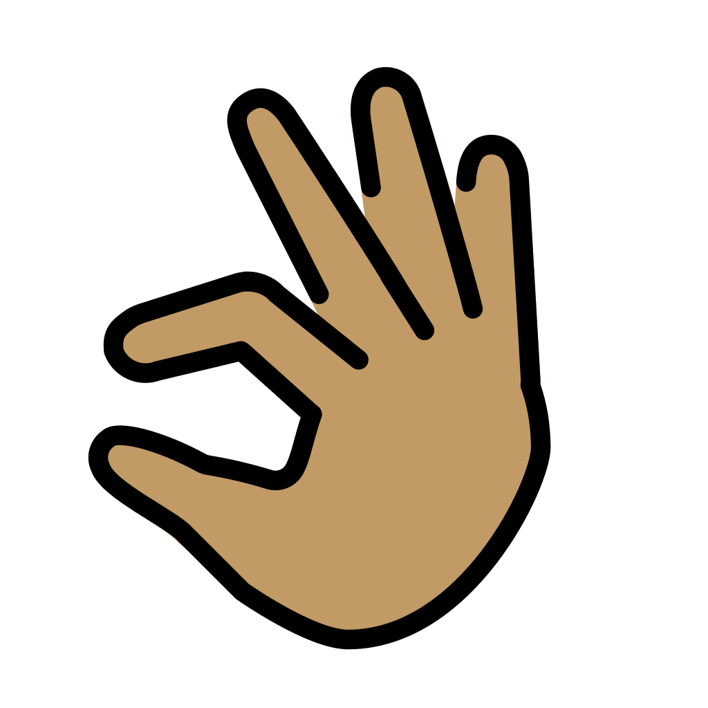 🤏🏽 Pinching Hand: Medium Skin Tone Emoji