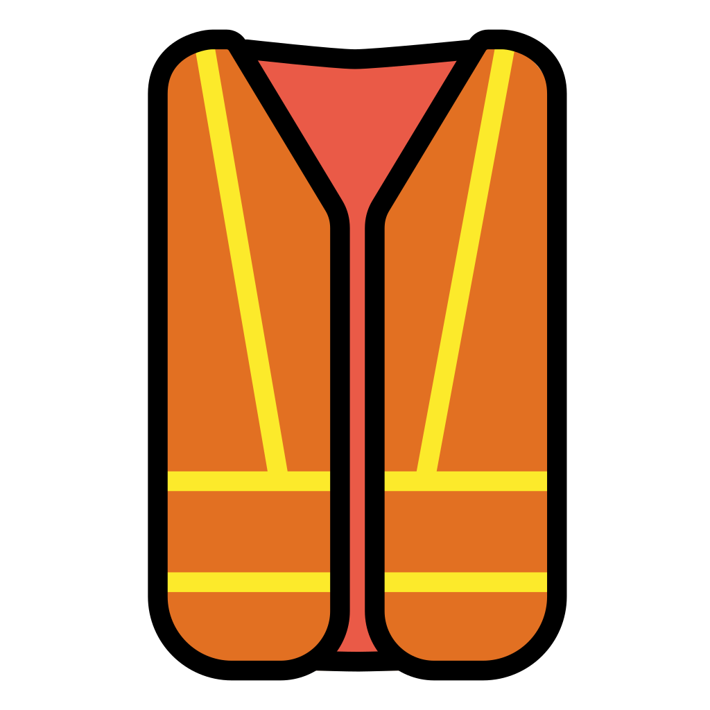 🦺 Safety Vest Emoji, Safety Emoji