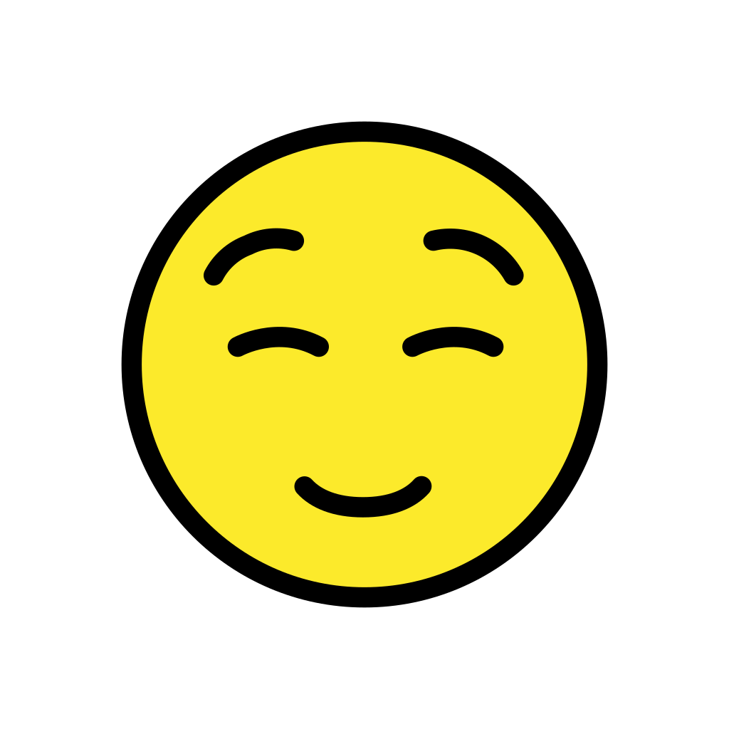 ☺️ Smiling Face Emoji, Relaxed Emoji
