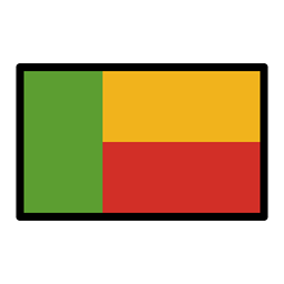🇧🇯 Flag: Benin Emoji, BJ Flag Emoji