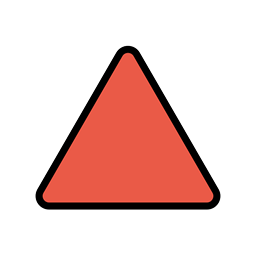 🔺 Red Triangle Pointed Up Emoji