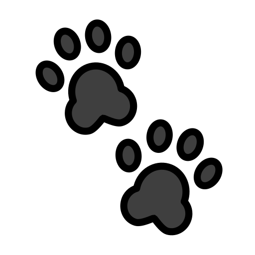 Icona Del Vettore Di Stampa Della Zampa Animale Segnale Sentiero Impronta  Cane Simbolo Del Segno Di Forma Del Piede Dellanimale Domestico Negozio Di  Petshop O Logo Veterinario Silhouette Nera Isolata Su Sfondo