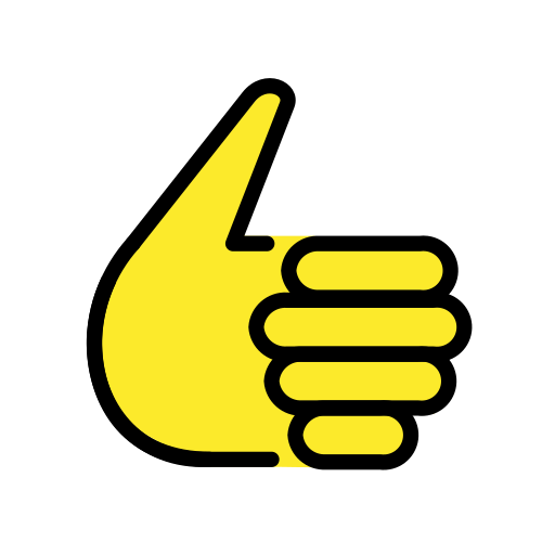 Thumbs Up Hand Emoji