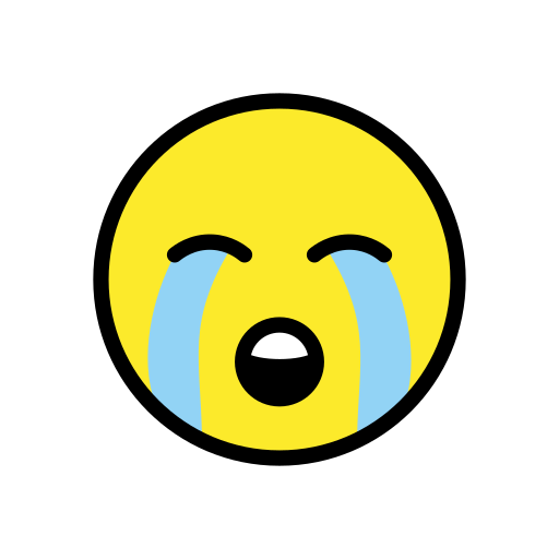 Crying Face Emoji (U+1F622)