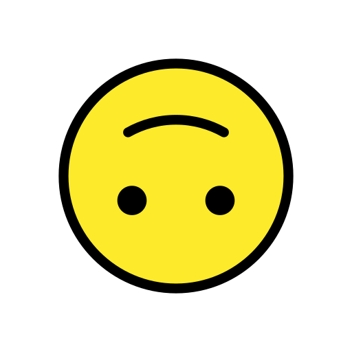 Emoji with upside down on sale face