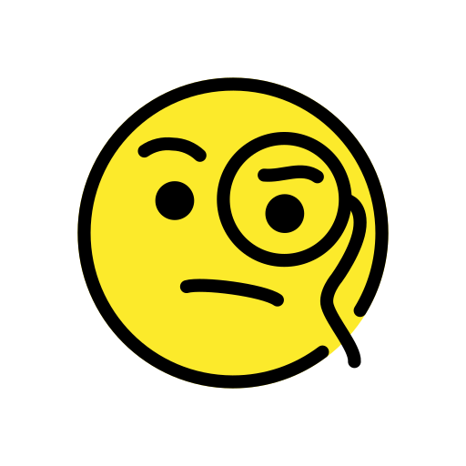 🧐 Face with monocle Emoji - Discord Emoji