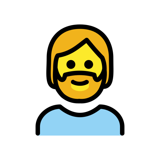 🧔 Persona Con Barba Emoji