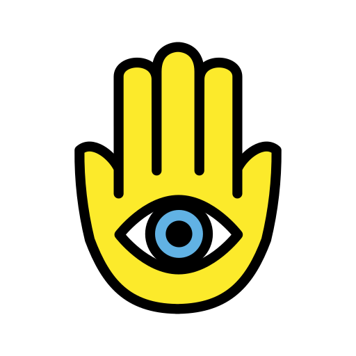 hand plus eye emoji