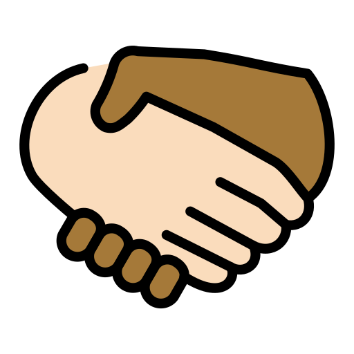 🤝🏼 Handshake: Medium-Light Skin Tone Emoji