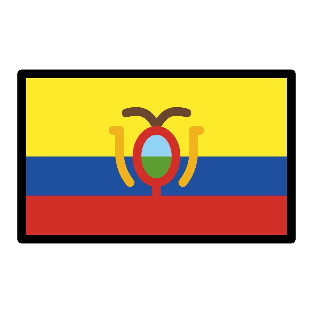  Flag Ecuador Emoji