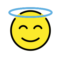 😇 Smiling Face With Halo Emoji