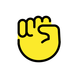 erhobene Faust Emoji