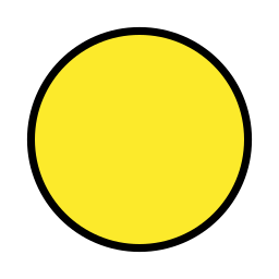 🟡 Yellow Circle Emoji