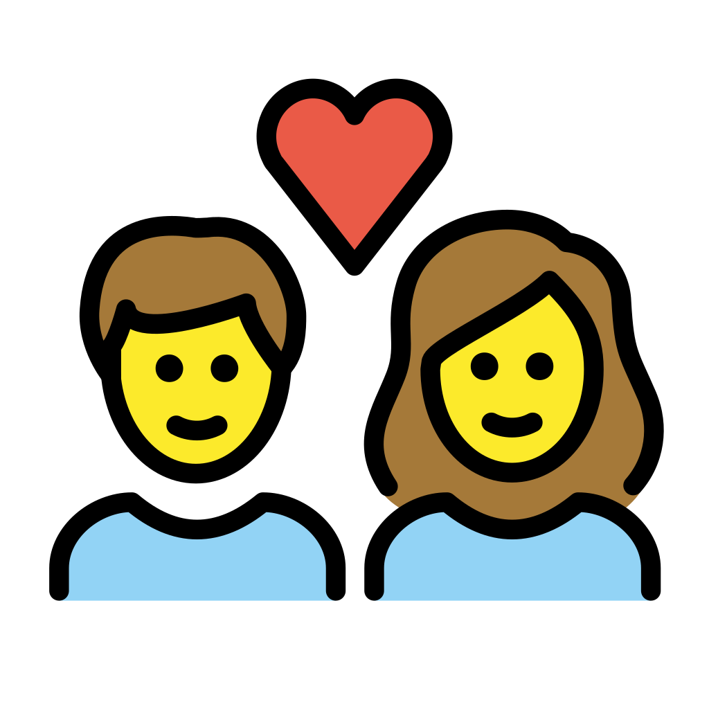 π©β οΈβπ¨ Couple With Heart: Woman, Man Emoji: Meaning & Usage