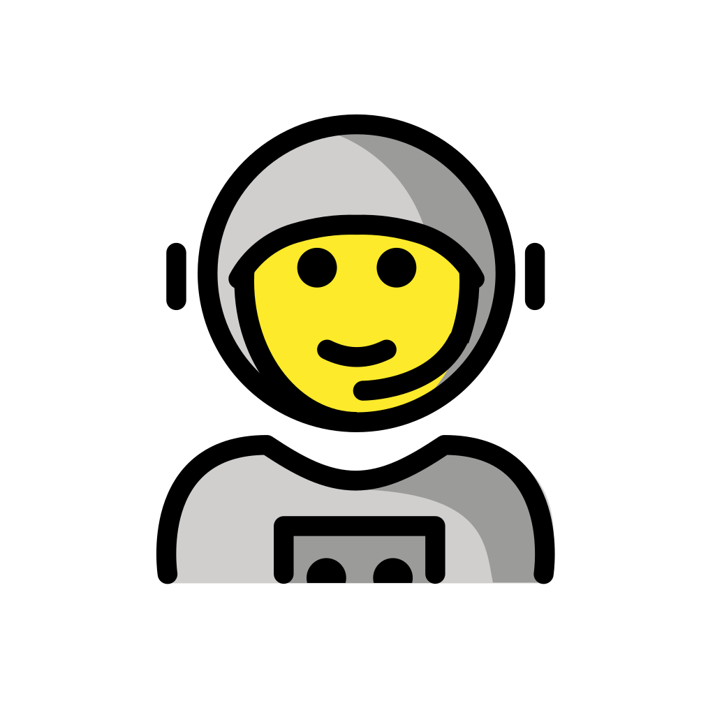 🧑\u200d🚀 Astronauta Emoji: Significato e Utilizzo, image size:1024x1024