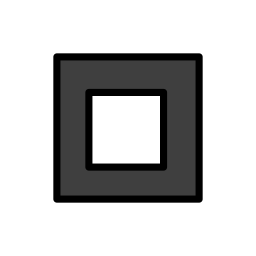 🔲 Black Square Button Emoji: Meaning & Usage