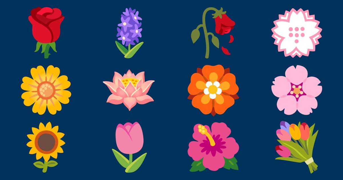 fleurs-emojis