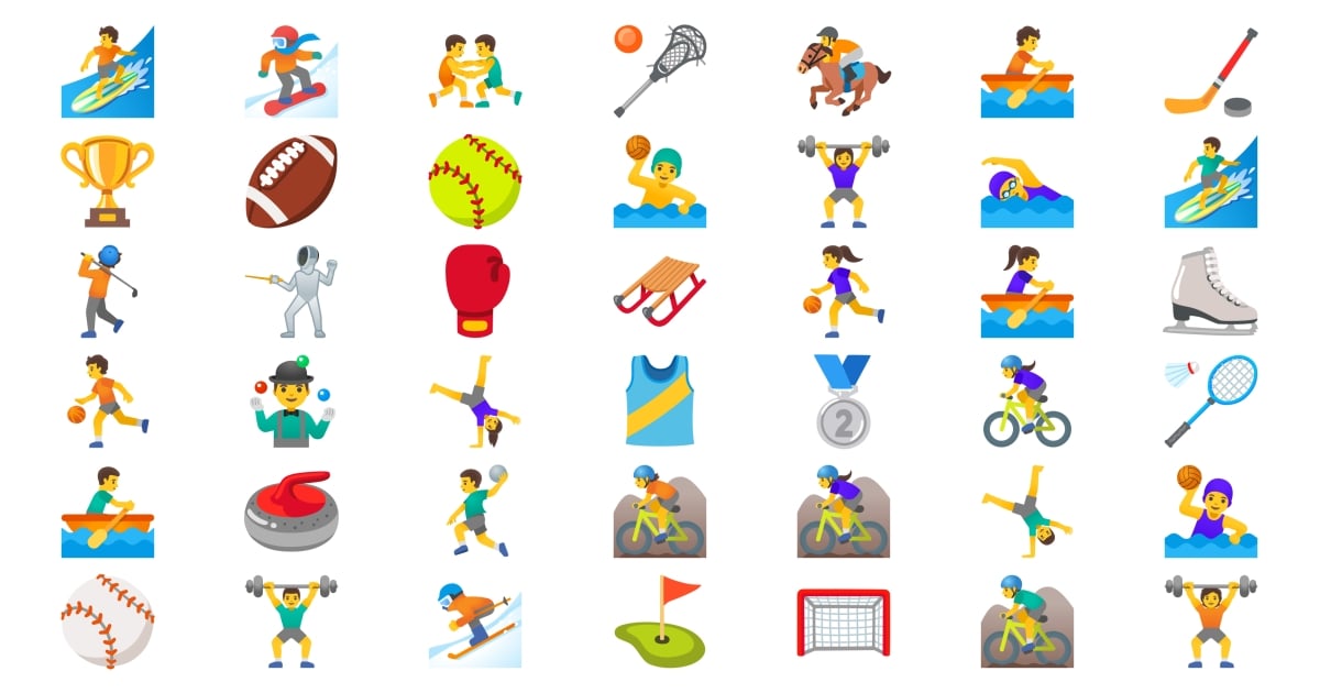 π₯ Competition Emojis πββοΈ π€ΈββοΈ π£ββοΈ π₯ β³ π€ΎββοΈ π€Ό