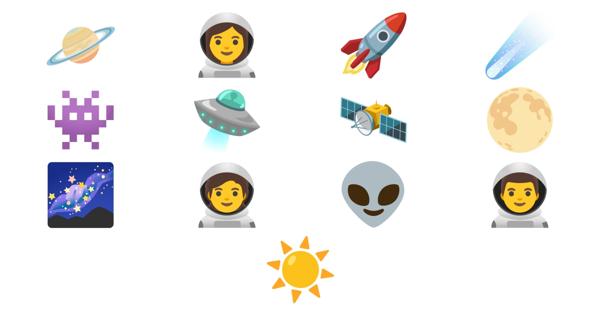 🛸 Espaço Emojis 🧑‍🚀 🚀 👨‍🚀 👽 🛰️ 🌌