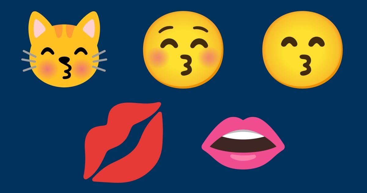 😚 Kissing Emojis 😙 😽 💋 👄