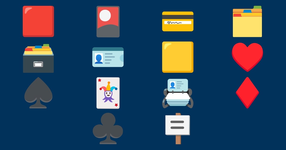 ♠️ Card Emojis ♥️ ♦️ ♣️ 🃏 🎴 💳