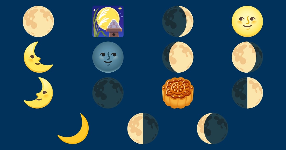 Moon Emojis moon-emojis