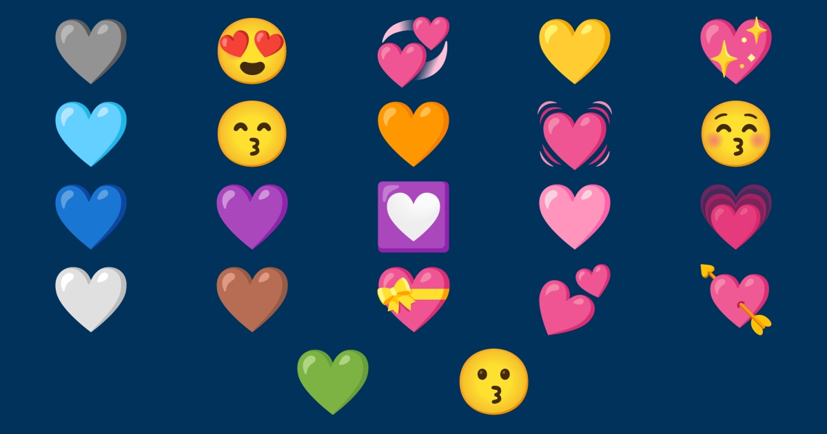 😍 143 Emojis 😗 😚 😙 💘 💝 💖