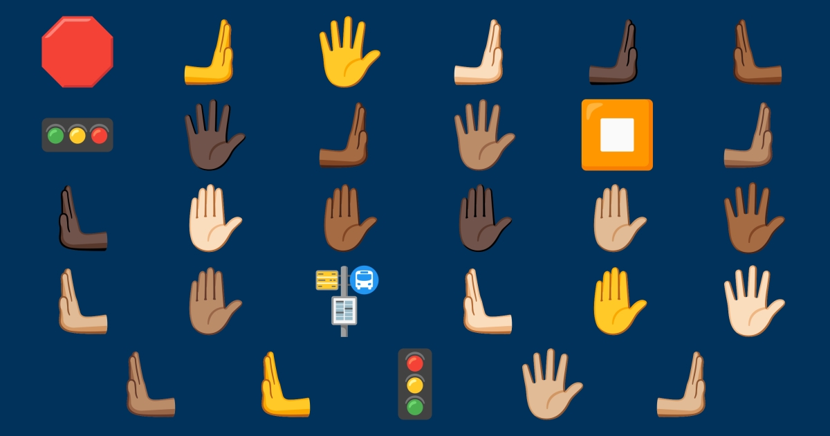 🖐️ Stop Emojis 🫷 🫸 🚏 🚥 🚦