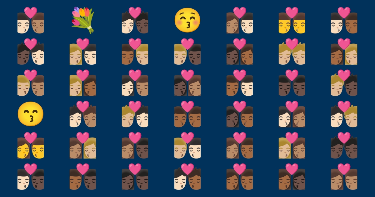 😗 Date Emojis 😚 😙 💘 💕 💏 👩‍ ️‍💋‍👨