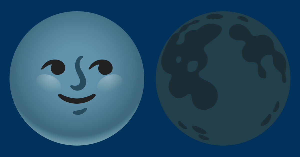 🌑 Neumond Emojis 🌚