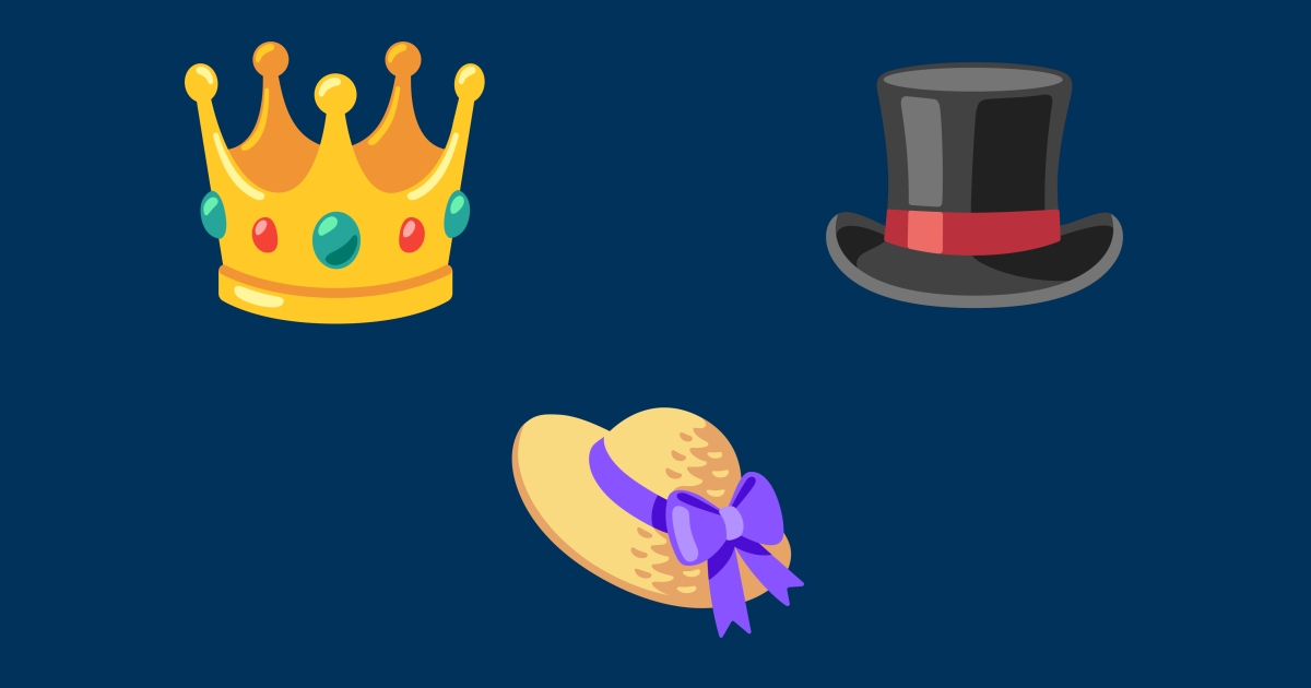 👑 Kopfbedeckung Emojis 👒 🎩