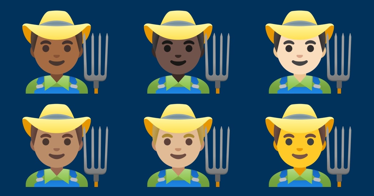 👨‍🌾 Gärtner Emojis 👨🏻‍🌾 👨🏼‍🌾 👨🏽‍🌾 👨🏾‍🌾 👨🏿‍🌾
