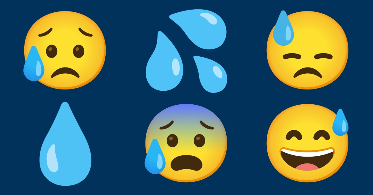 Schweiß Emoticon