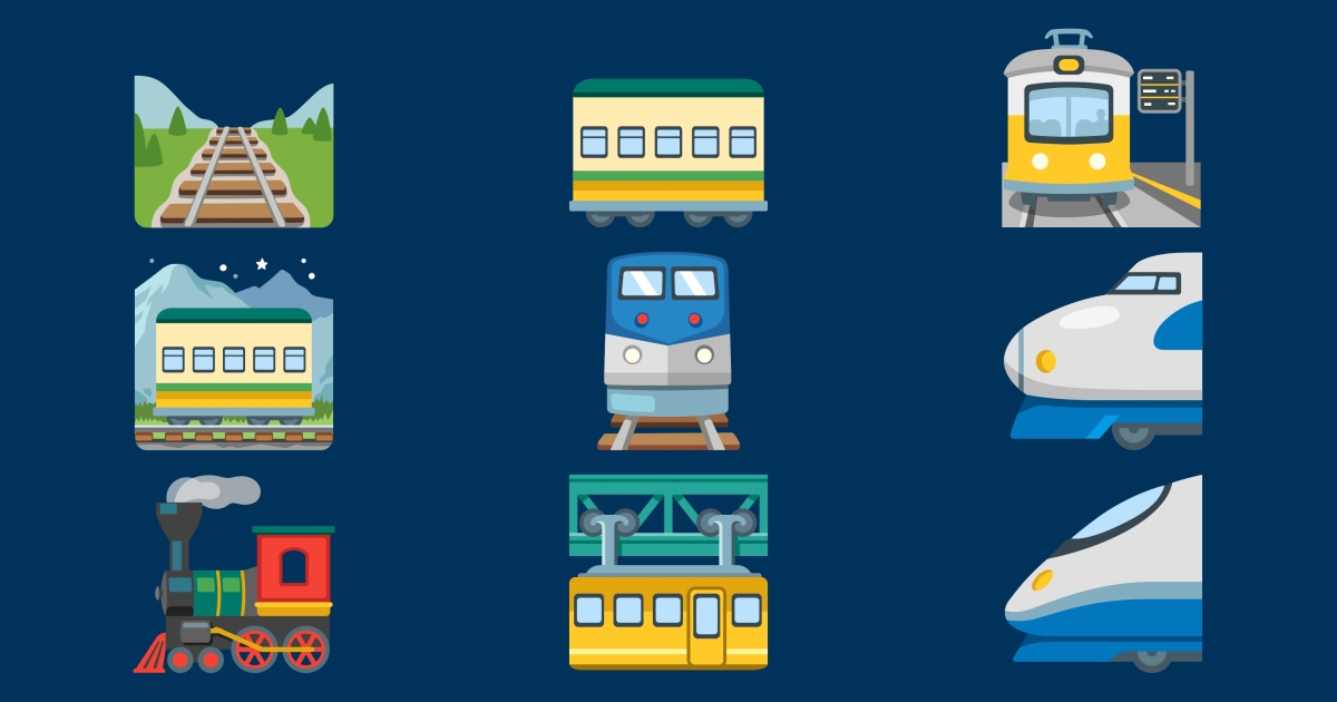 ๐ Train Emojis ๐ ๐ ๐
๐ ๐ ๐