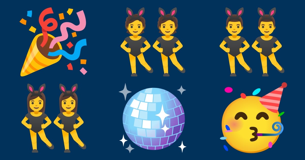 🥳 Party Emoji 👯 👯‍♂️ 👯‍♀️ 🎉 🪩