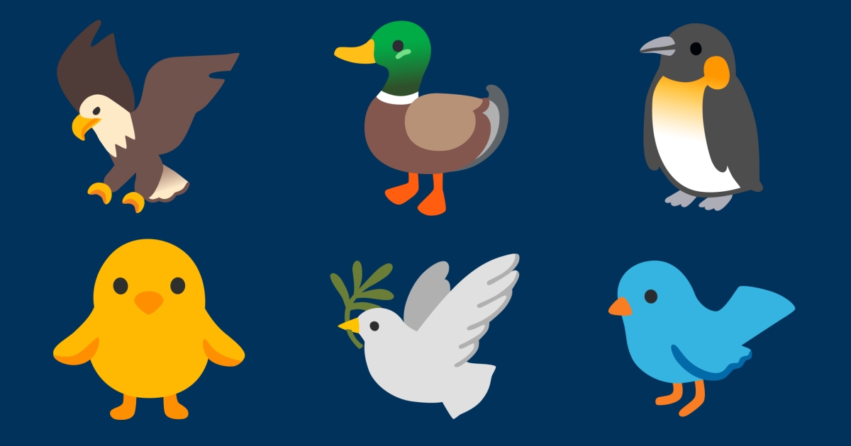 🐥 Ornitologia Emoji 🐦 🐧 🕊️ 🦅 🦆