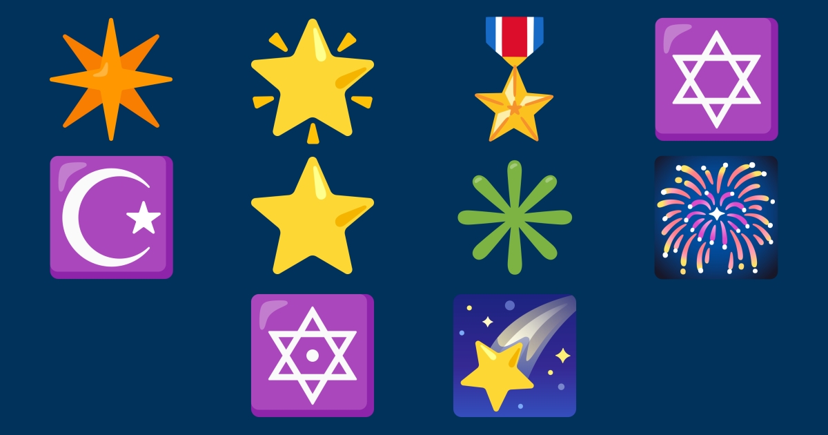 โญ Stella Emoji ๐ ๐ ๐ ๐๏ธ ๏ธ โช๏ธ
