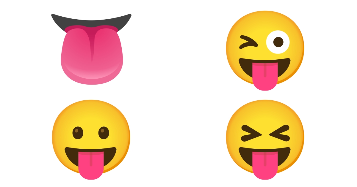 😛 Tongue Emojis 😜 😝 👅