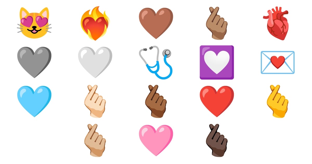 😻 Heart Emojis 💌 💟 ️‍🔥 ️