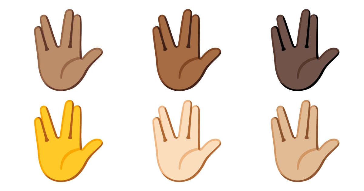 🖖 Vulcan Emojis 🖖🏻 🖖🏼 🖖🏽 🖖🏾 🖖🏿