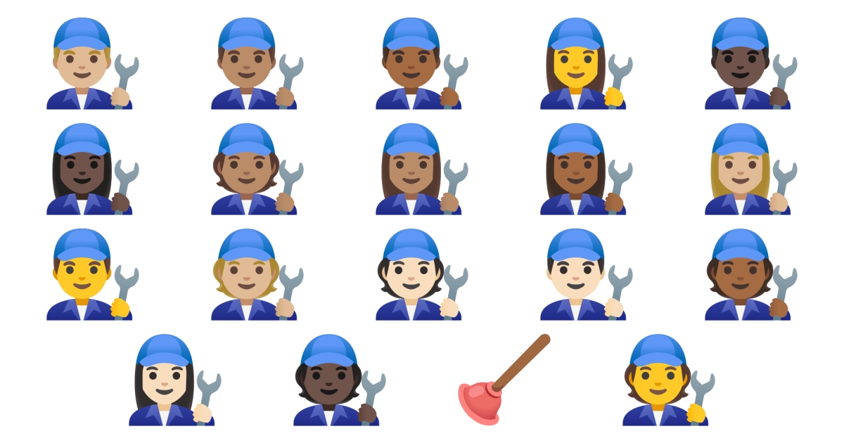 🧑‍🔧 Plumber Emojis 👨‍🔧 👩‍🔧 🪠 🧑🏻‍🔧 🧑🏼‍🔧 🧑🏽‍🔧