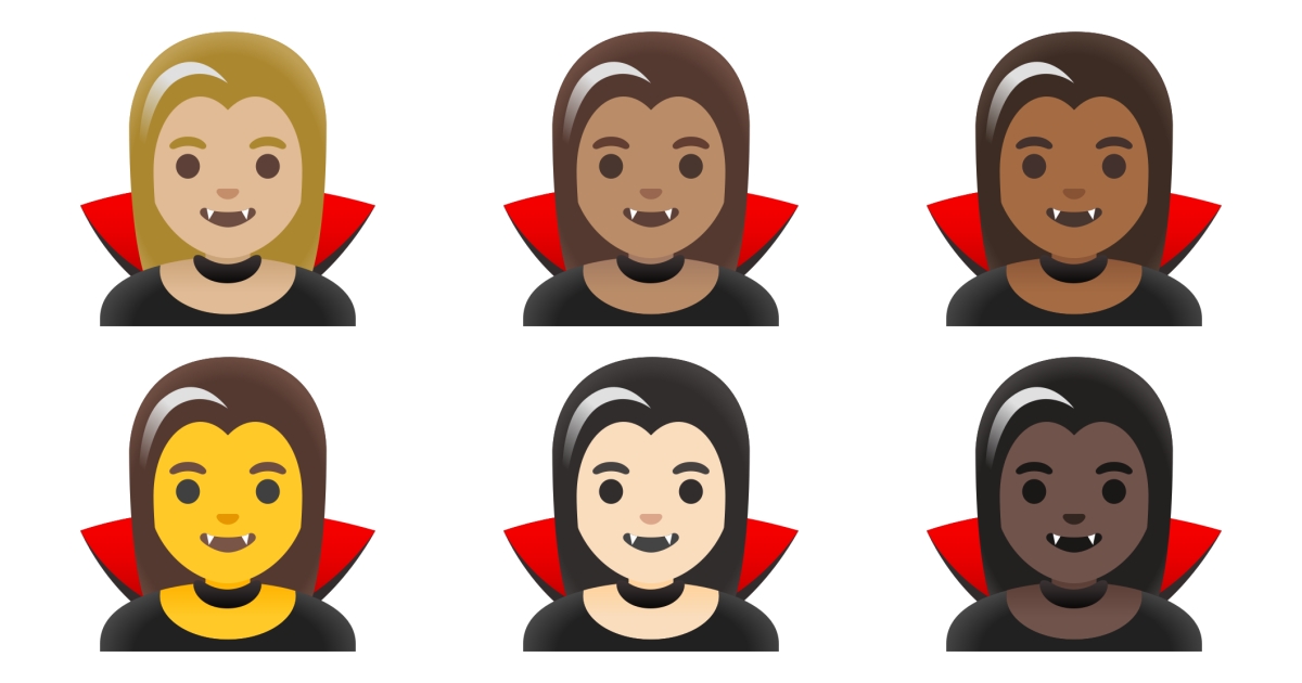 🧛‍♀️ Woman Vampire Emojis 🧛🏻‍♀️ 🧛🏼‍♀️ 🧛🏽‍♀️ 🧛🏾‍♀️ 🧛🏿‍♀️