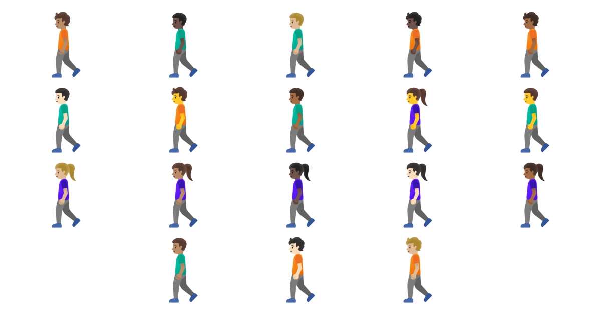🚶 Walk Emojis 🚶‍♂️ 🚶‍♀️ 🚶🏻 🚶🏼 🚶🏽 🚶🏾