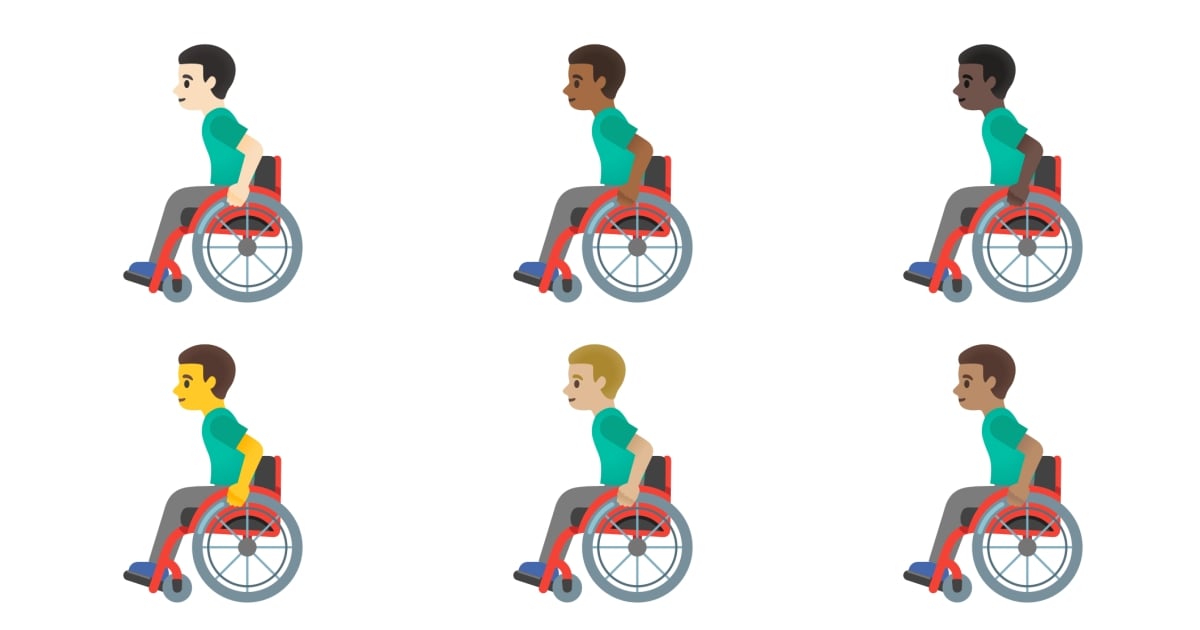 👨‍🦽 Man In Manual Wheelchair Emojis 👨🏻‍🦽 👨🏼‍🦽 👨🏽‍🦽 👨🏾‍🦽 👨🏿‍🦽