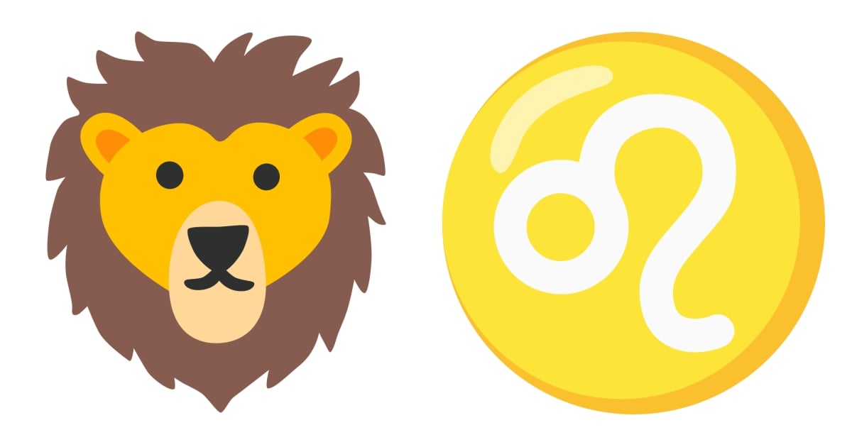 🦁 Leo Emojis ♌
