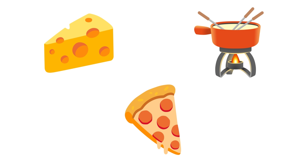 🧀 Cheese Emojis 🍕 🫕