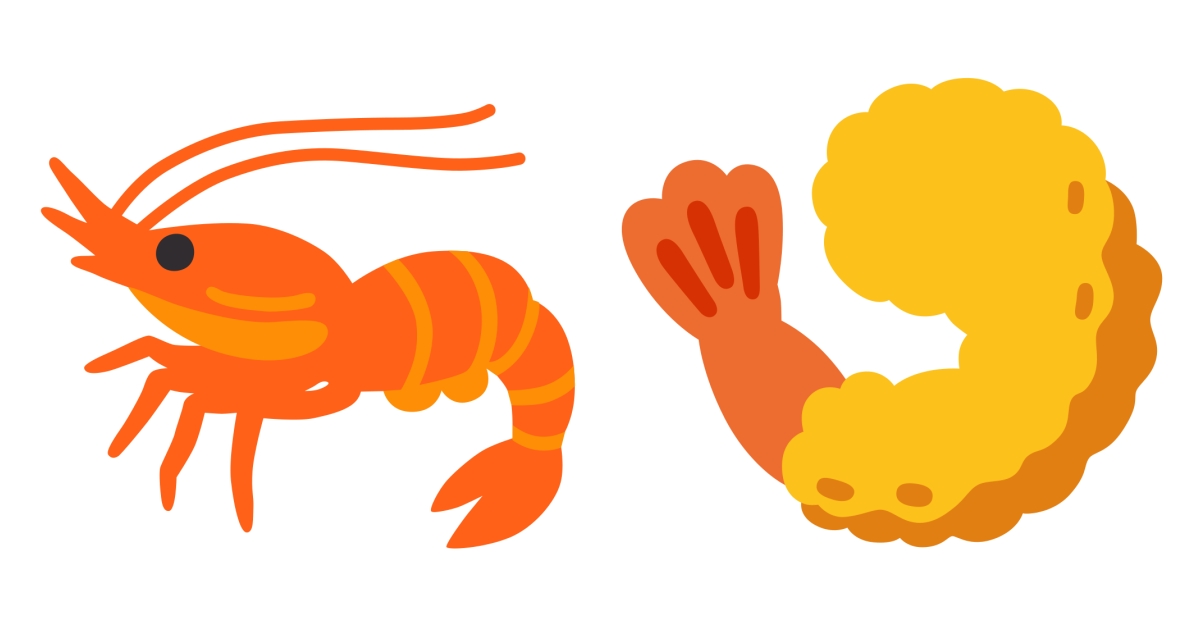 🍤 Shrimp Emojis 🦐