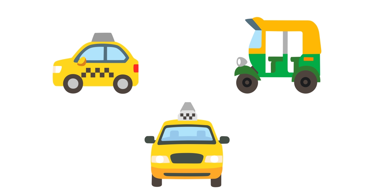 🚕 Taxi Emojis 🚖 🛺