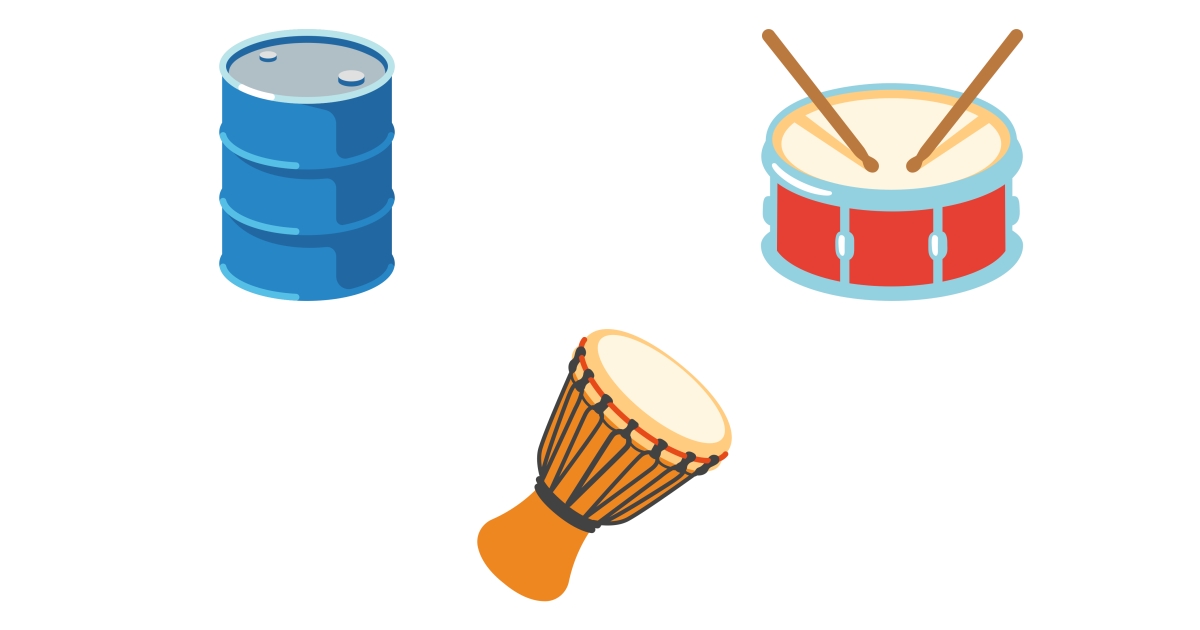 🛢️ Drum Emojis 🥁 🪘