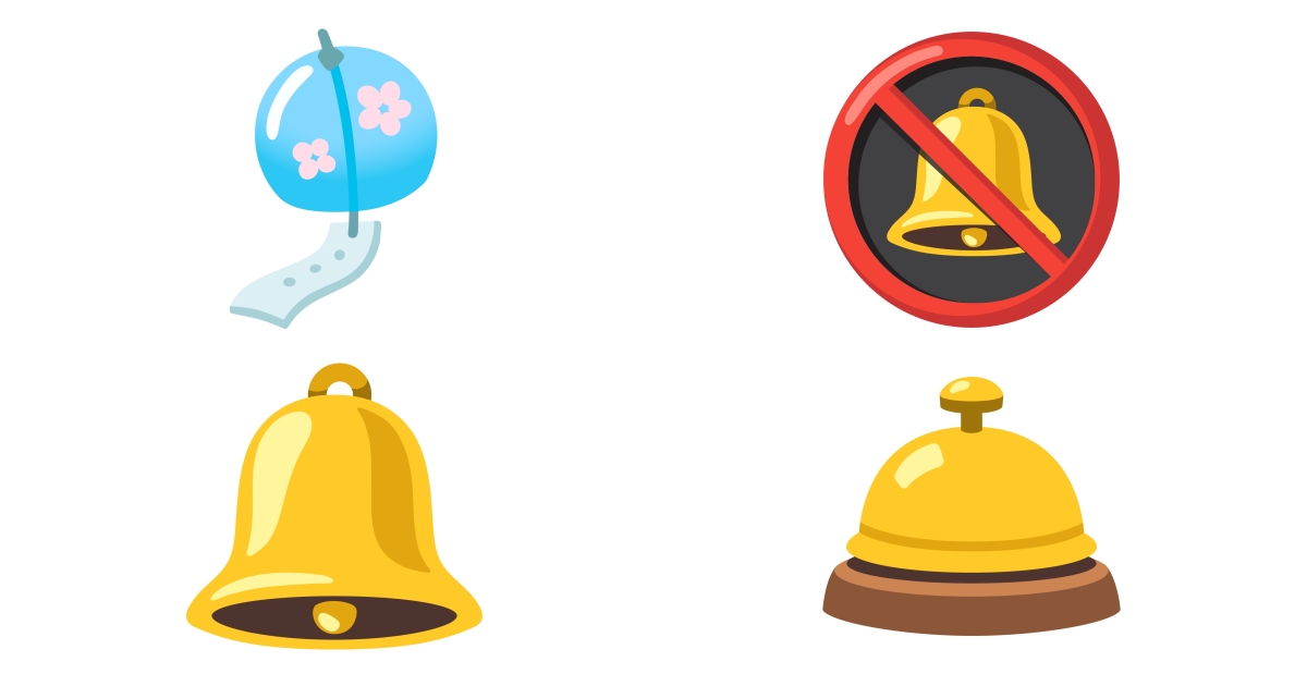🛎️ Bell Emojis 🎐 🔔 🔕